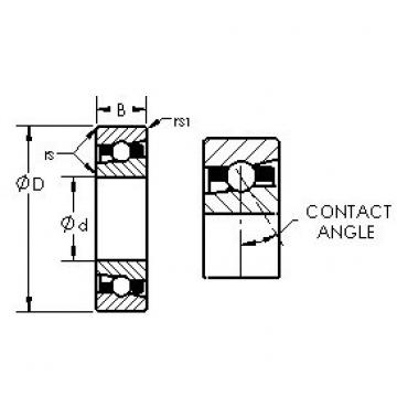 AST H7036C/HQ1 angular contact ball bearings