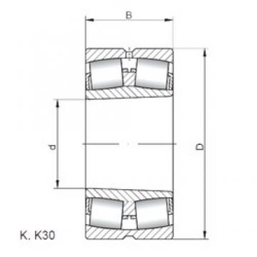 240 mm x 360 mm x 92 mm  ISO 23048 KW33 spherical roller bearings