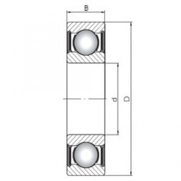 30 mm x 42 mm x 7 mm  ISO 61806-2RS deep groove ball bearings