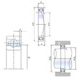 50 mm x 72 mm x 12 mm  NSK 50BNR19S angular contact ball bearings