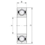 ISO Q244 angular contact ball bearings