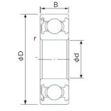 50 mm x 72 mm x 12 mm  NACHI 6910ZE deep groove ball bearings