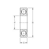 50 mm x 72 mm x 12 mm  Timken 9310K deep groove ball bearings