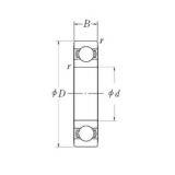 50 mm x 72 mm x 12 mm  NSK 6910L11-H-20ZZ deep groove ball bearings