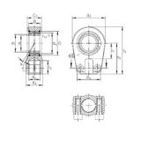 40 mm x 62 mm x 28 mm  INA GIHRK 40 DO plain bearings