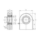 40 mm x 62 mm x 28 mm  INA GF 40 DO plain bearings