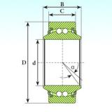 40 mm x 62 mm x 28 mm  ISB GE 40 BBL self aligning ball bearings