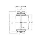 40 mm x 62 mm x 28 mm  NTN SA1-40BSS plain bearings